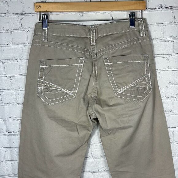 BKE Casuals  Men’s Tyler Straight Jeans size 28W x 32L Tan Khaki Chino Pants - Picture 5 of 10